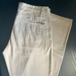 Volcom khaki straight leg 34x34